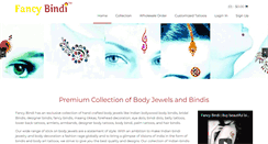 Desktop Screenshot of fancybindi.com